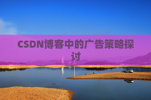 CSDN博客中的广告策略探讨